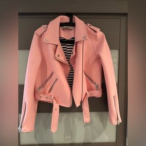 Zara Faux Leather jacket Size M